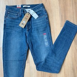 Levi's 712 High Rise Skinny Medium Wash 28 34